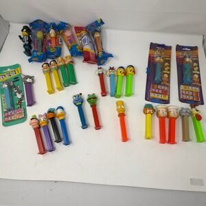 Vintage PEZ Dispensers Lot‎ 30 ! Tom Jerry Garfield Simpsons Looney Tunes